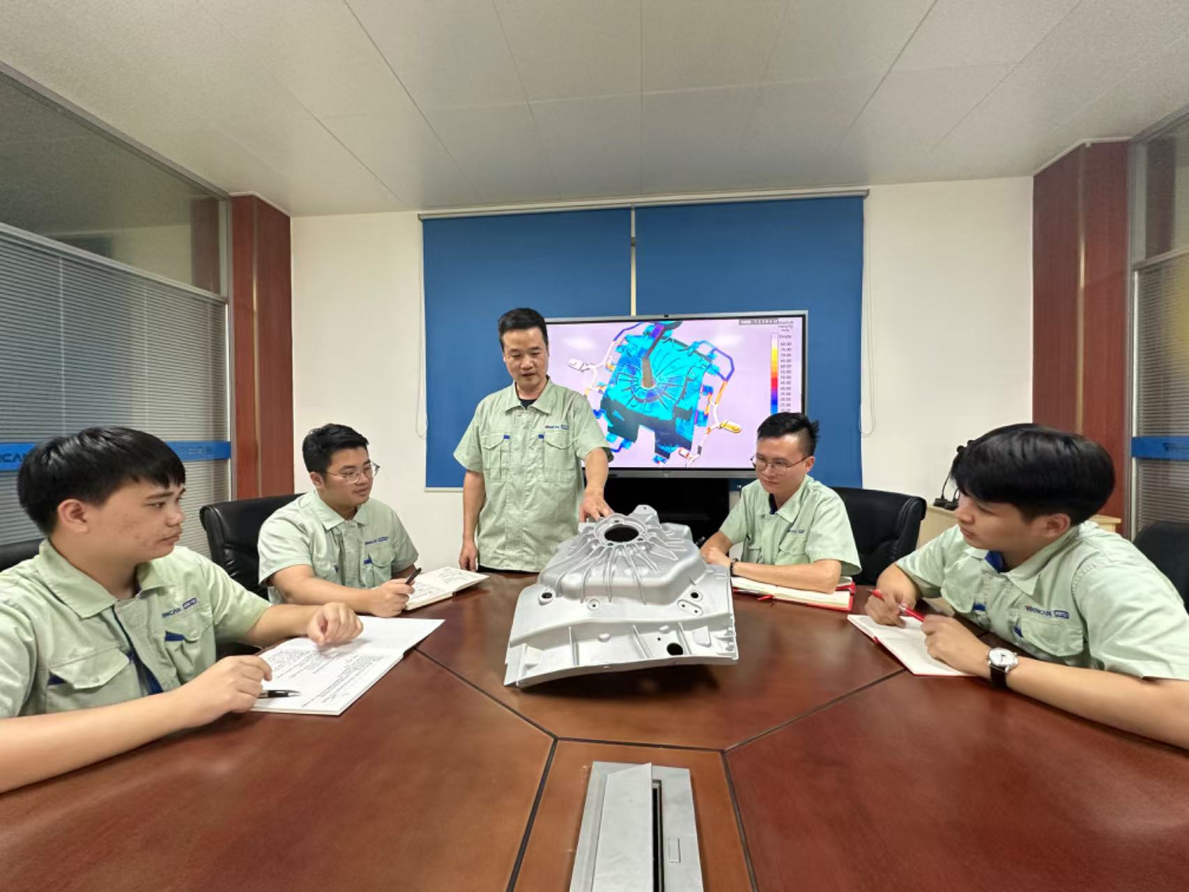 公司在模流分析、模溫控制、高真空技術等方面已經處于國際先進水平，具有快速響應新能源整車廠新需求和同步開發能力，更好地為客戶提供產品設計及優化服務，助力客戶產品加速創新，產品能力獲得客戶高度認可。
分析軟件:MAGMA,JSCAST
設計軟件:CATIA,Pro/E,UG